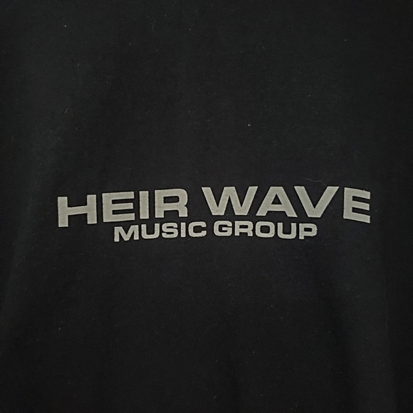 Heir Wave Music Group Black Long Sleeves Shirt XL - Picture 3 of 11